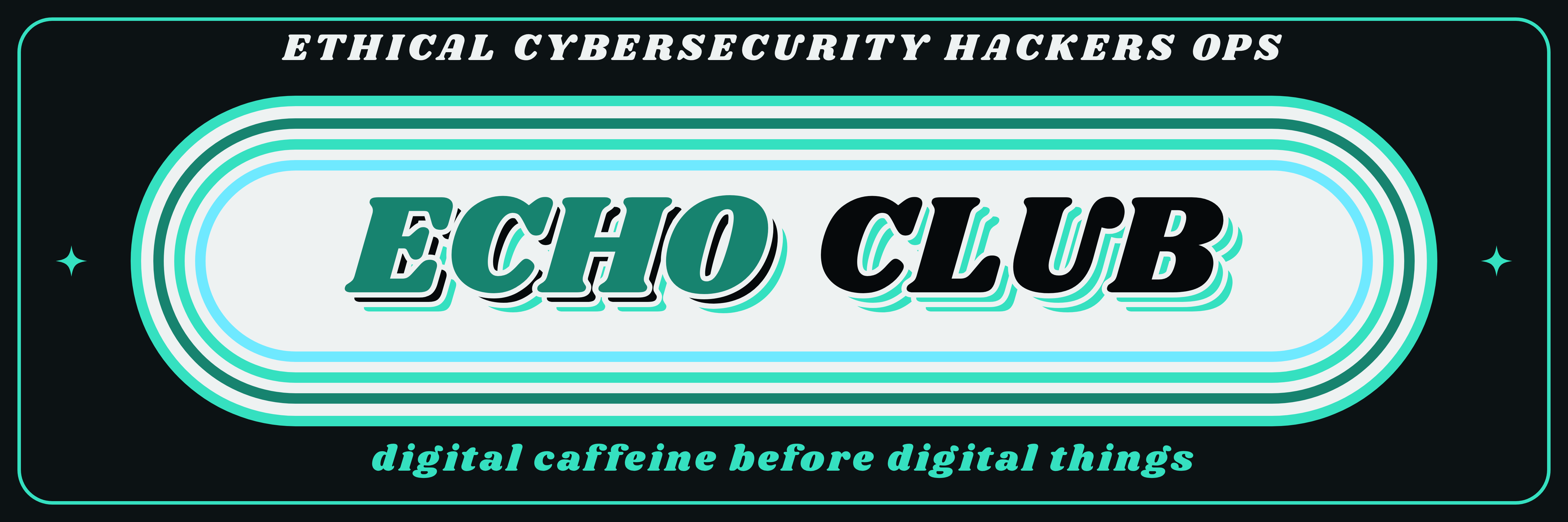 ECHO Club 6 by 2 foot banner, Frost color version
