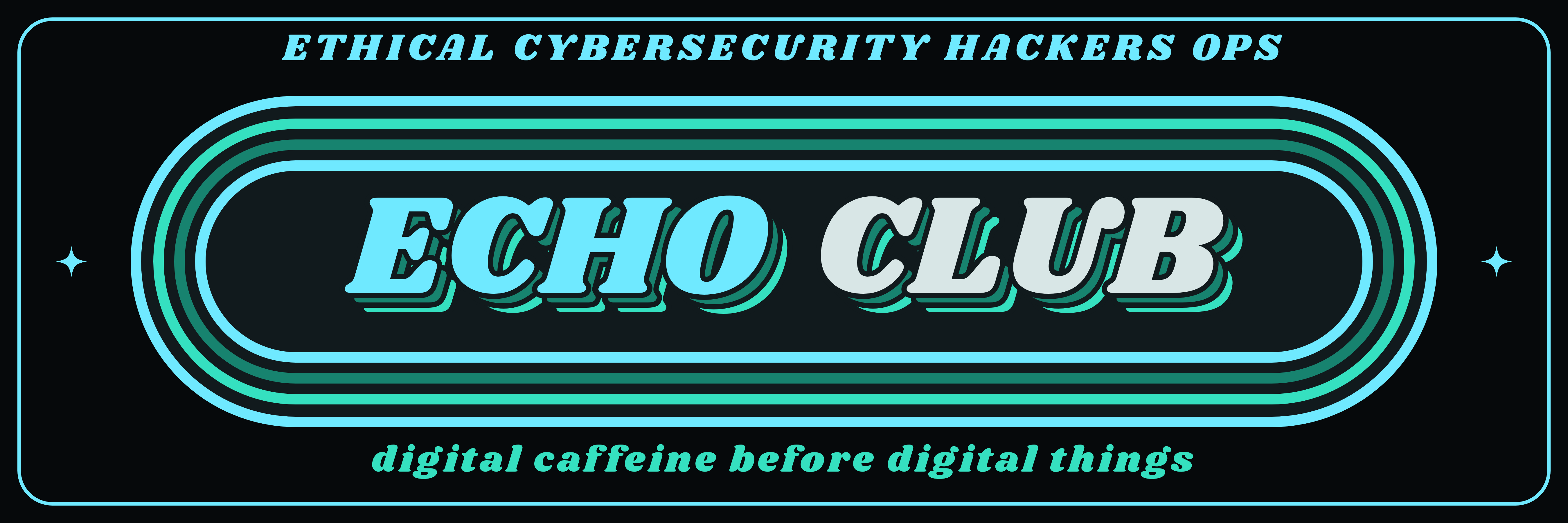 ECHO Club 6 by 2 foot banner, Signal color version