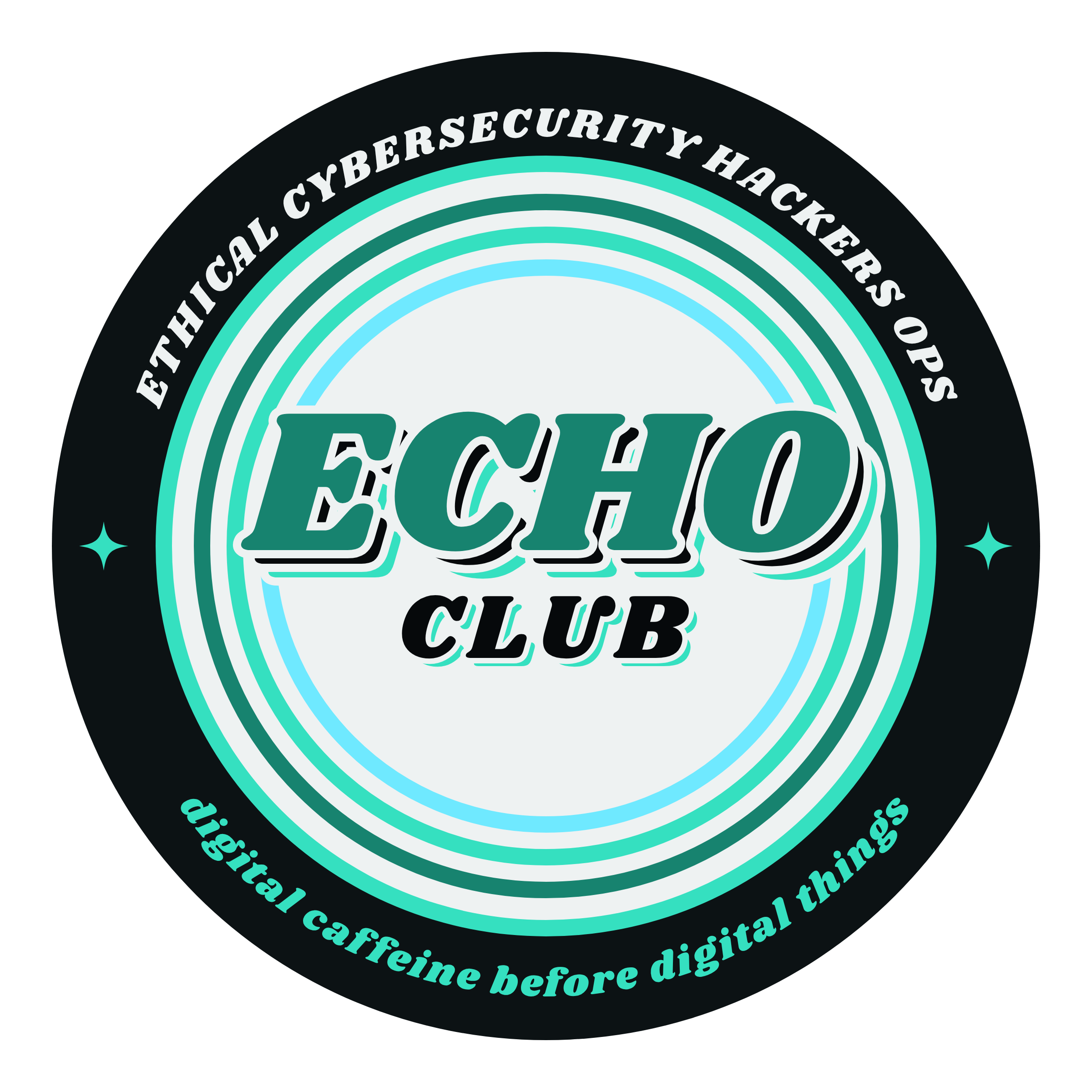 ECHO Club sticker, Frost color version
