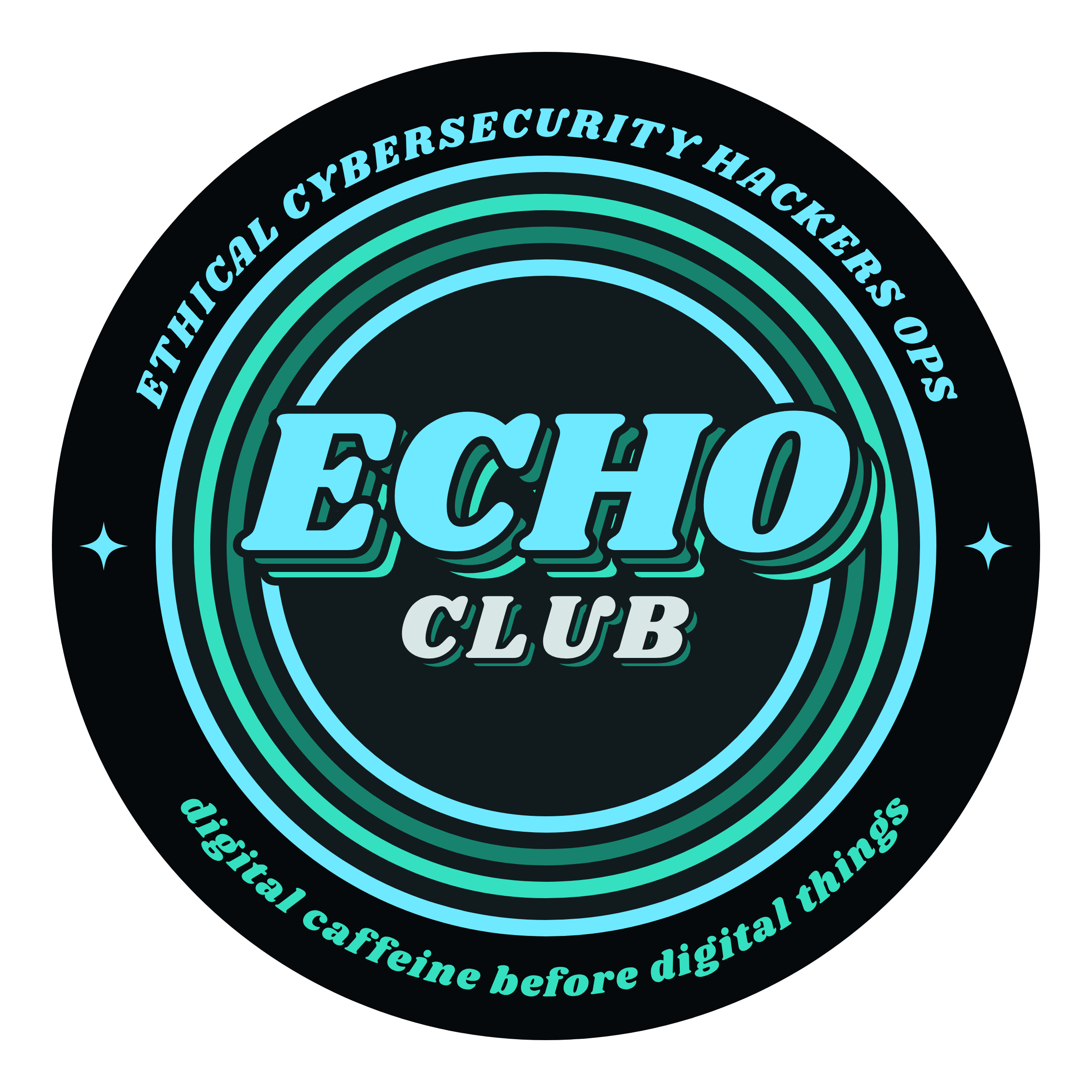 ECHO Club sticker, Signal color version